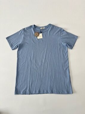 MIDA Undici Men's Tee Size M Blue Made in Italy 100% Cotton - NWT New